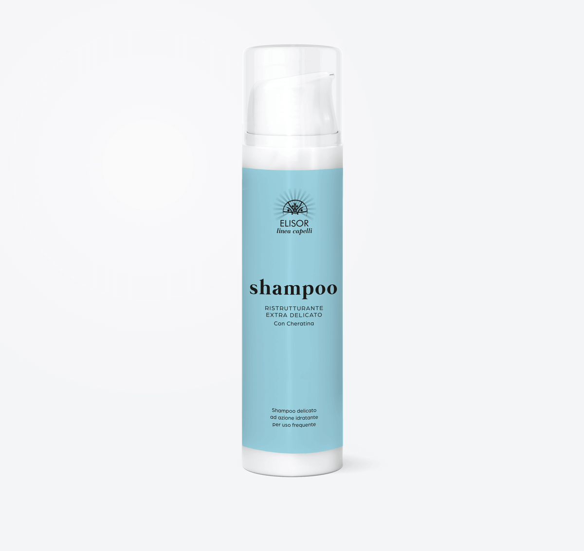Shampoo ristrutturante extra delicato con cheratina Elisor